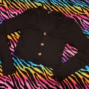 Long sleeve crop top